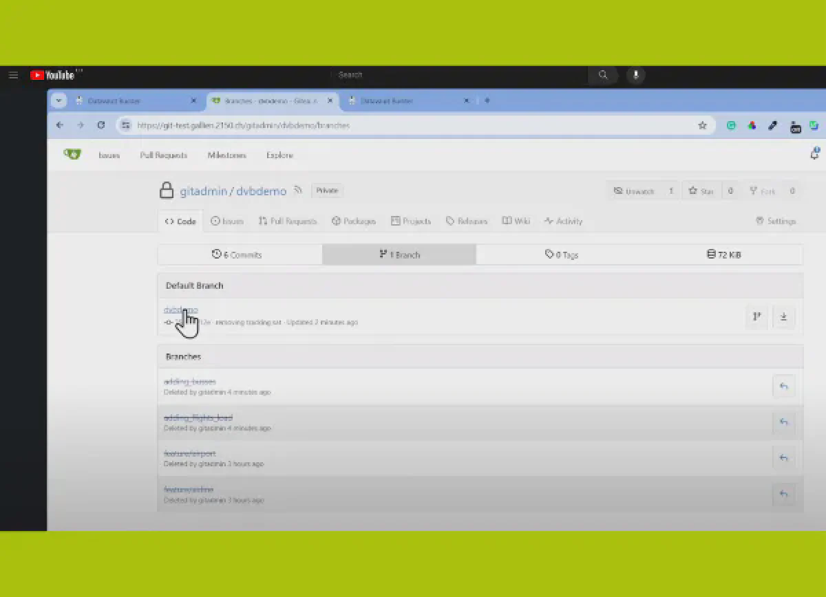 GIT Check-In und Check-Out für Datenmodelle